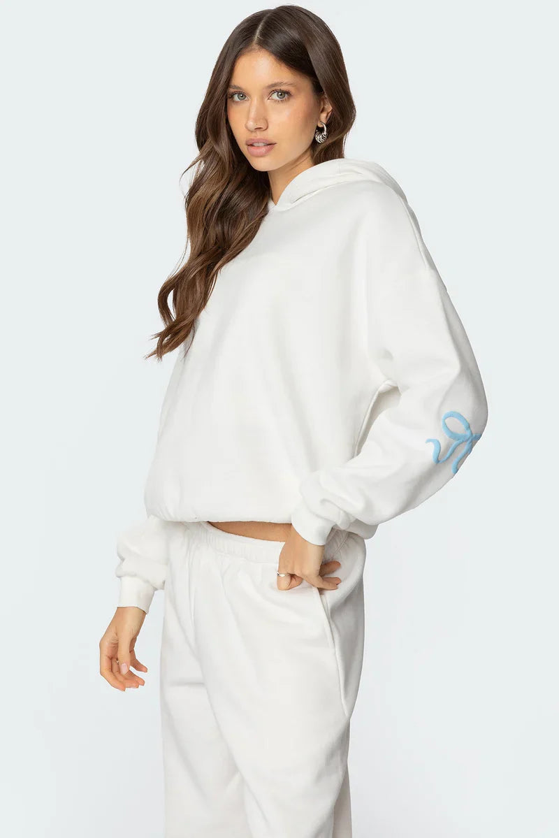BOW DETAIL TRACKSUIT SET