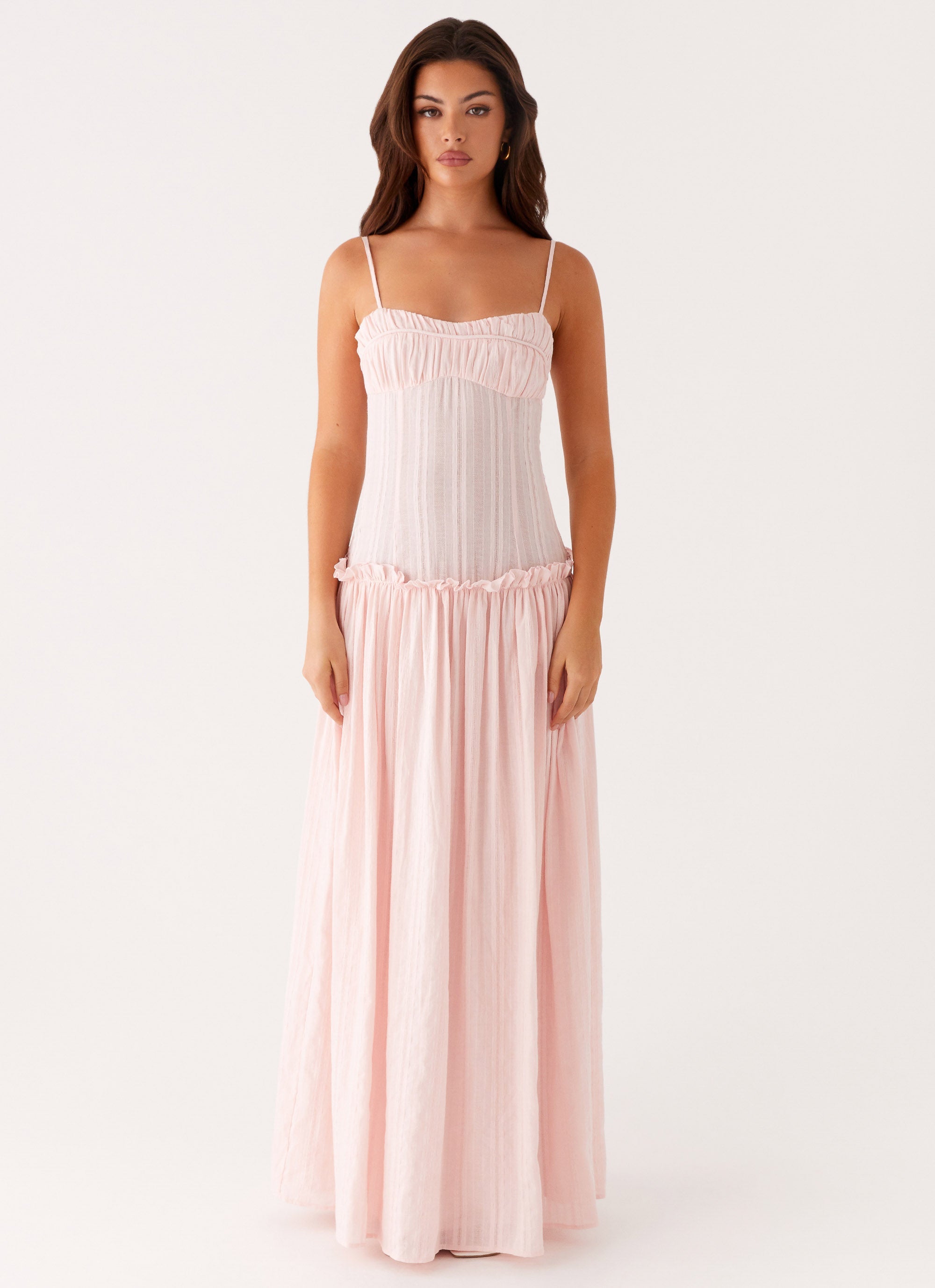 DROP WAIST MAXI DRESS