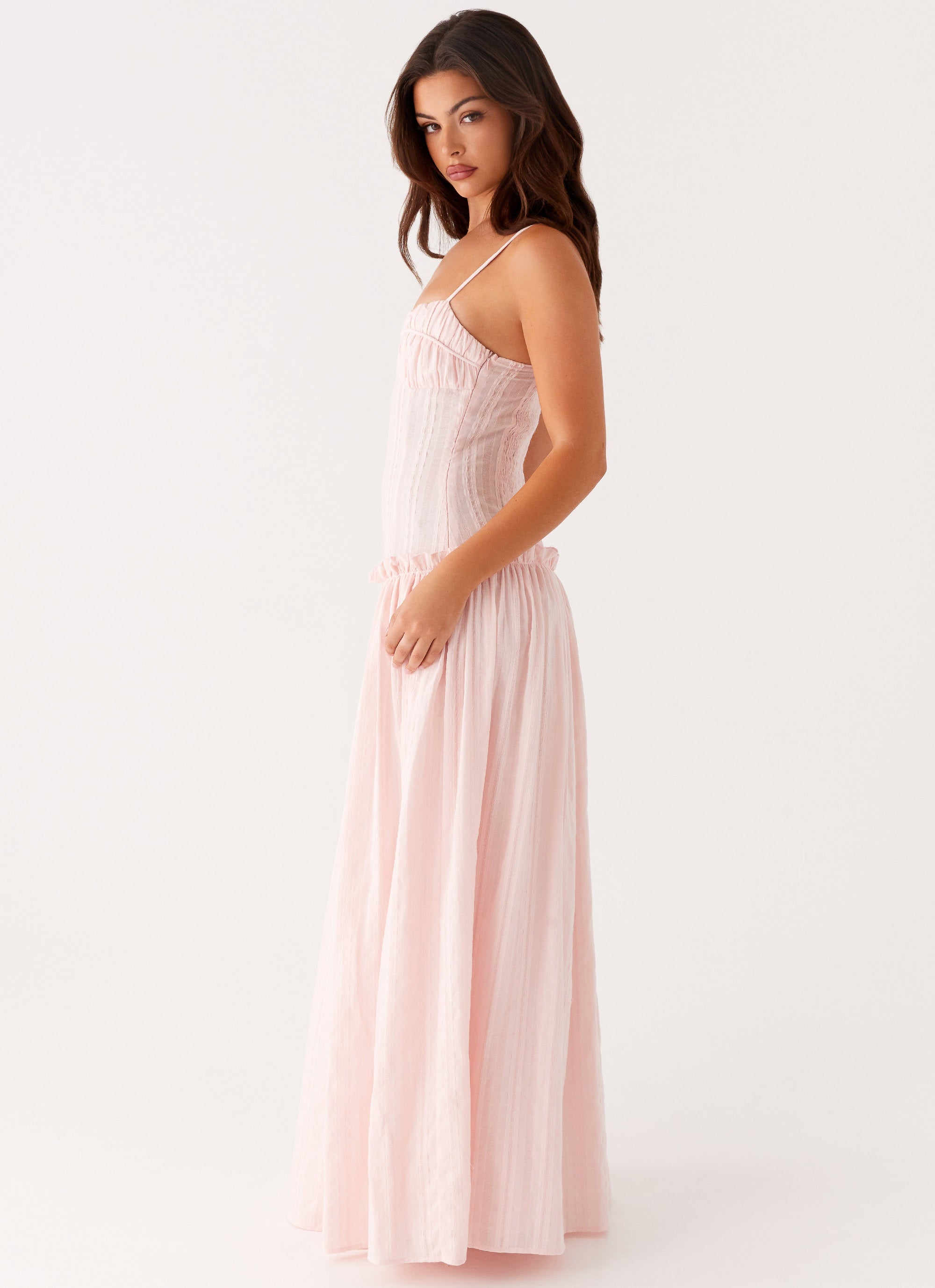 DROP WAIST MAXI DRESS