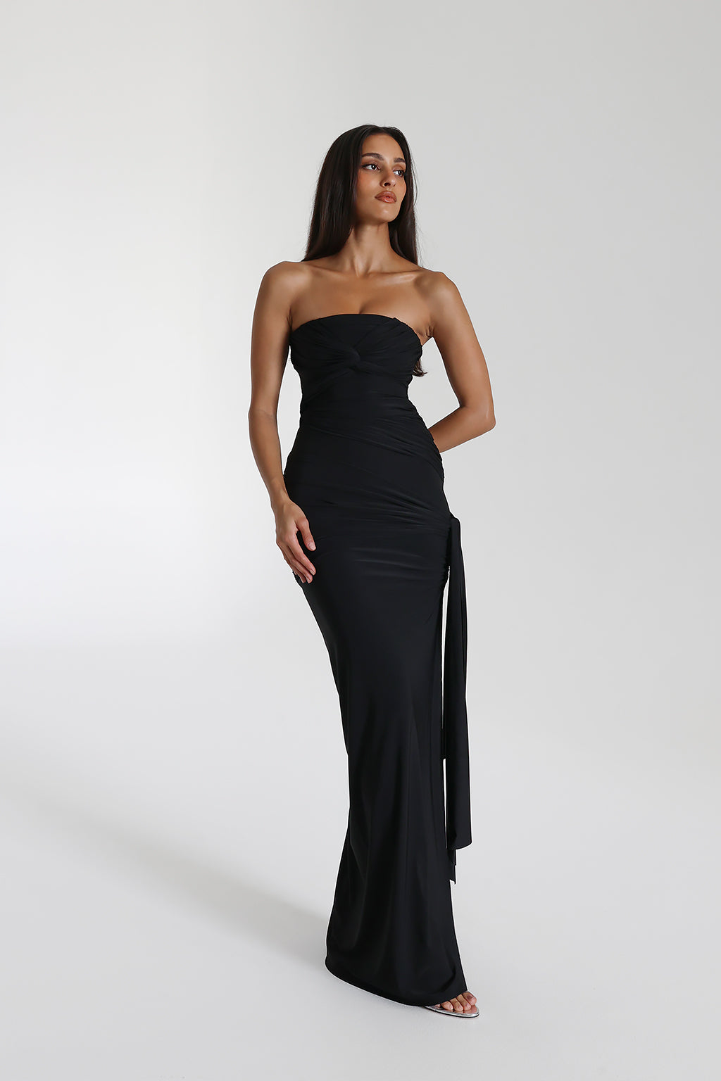 SERENA STRAPLESS MAXI DRESS