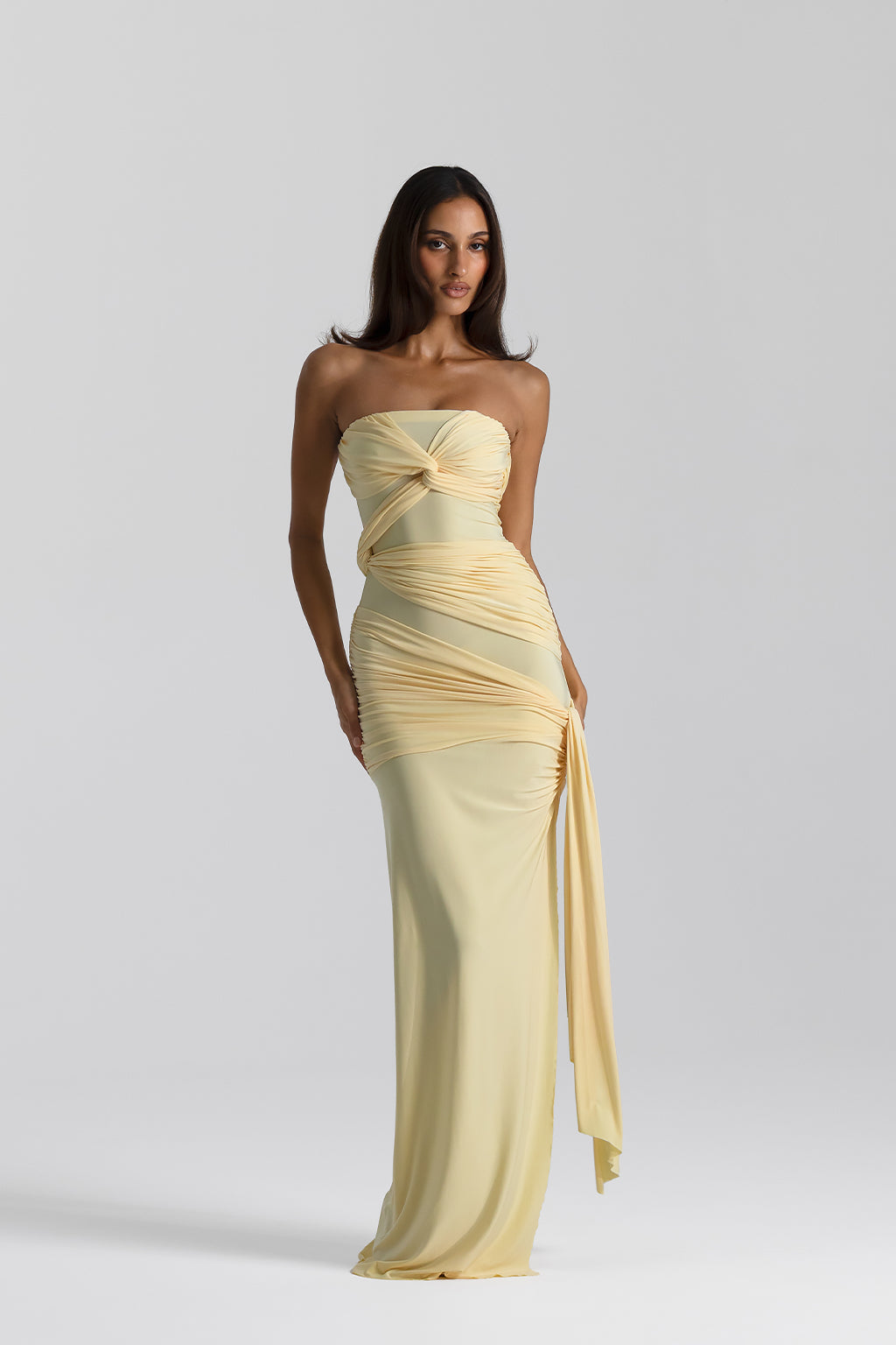 SERENA STRAPLESS MAXI DRESS