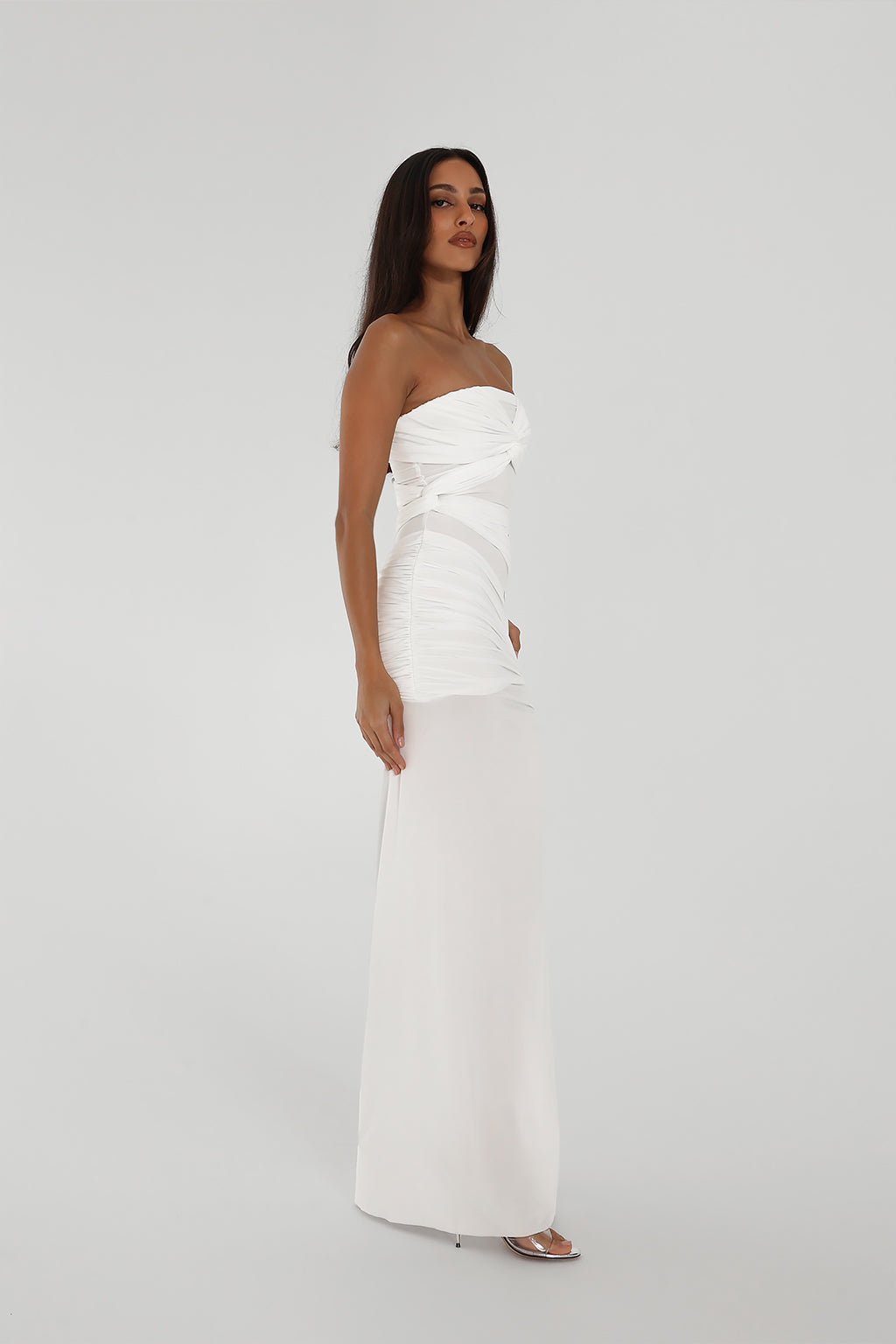 SERENA STRAPLESS MAXI DRESS