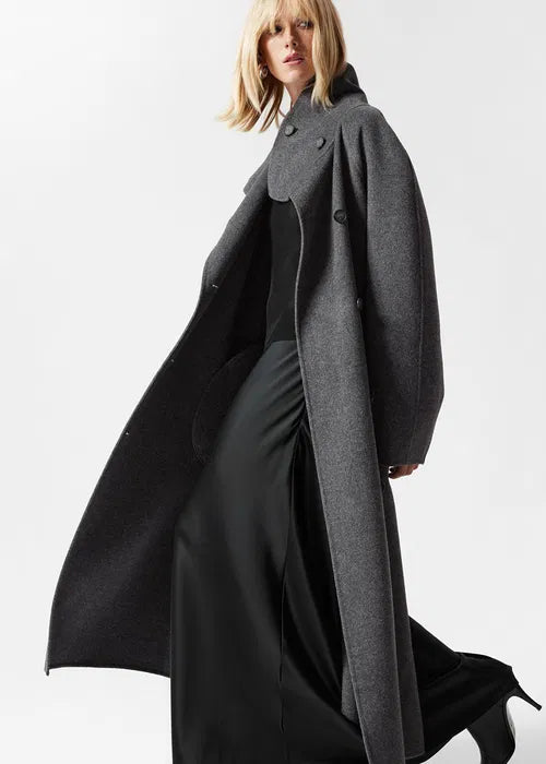 LONG DOUBLE-BREASTED JACKET