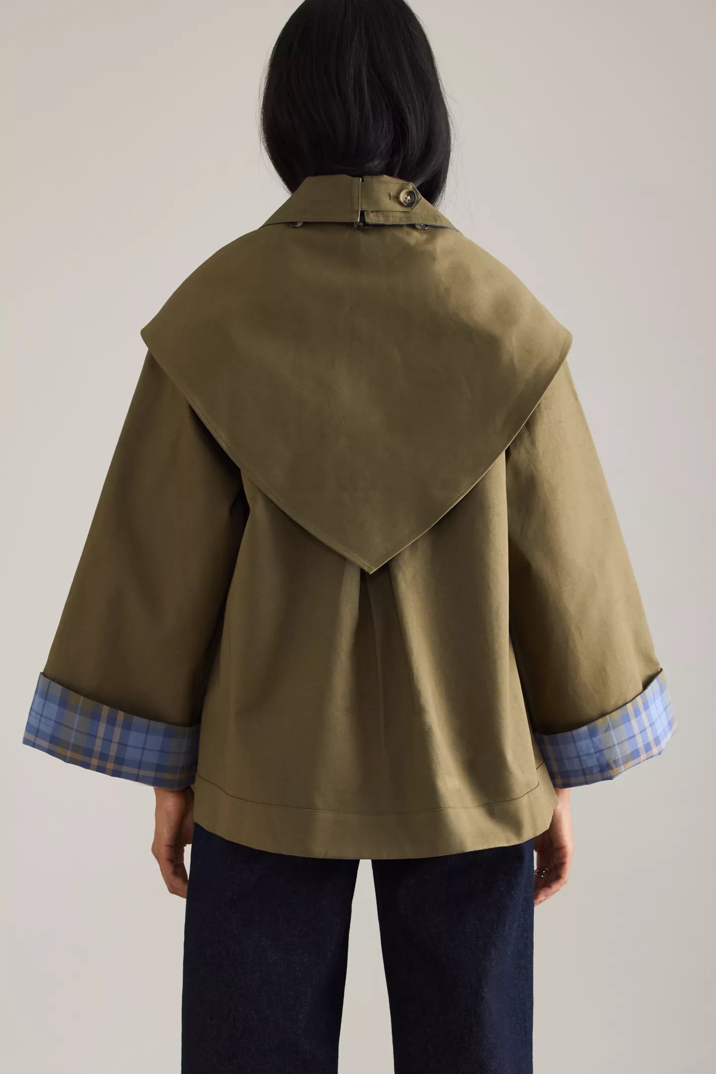 PLAID DOUBLE-SIDED COAT