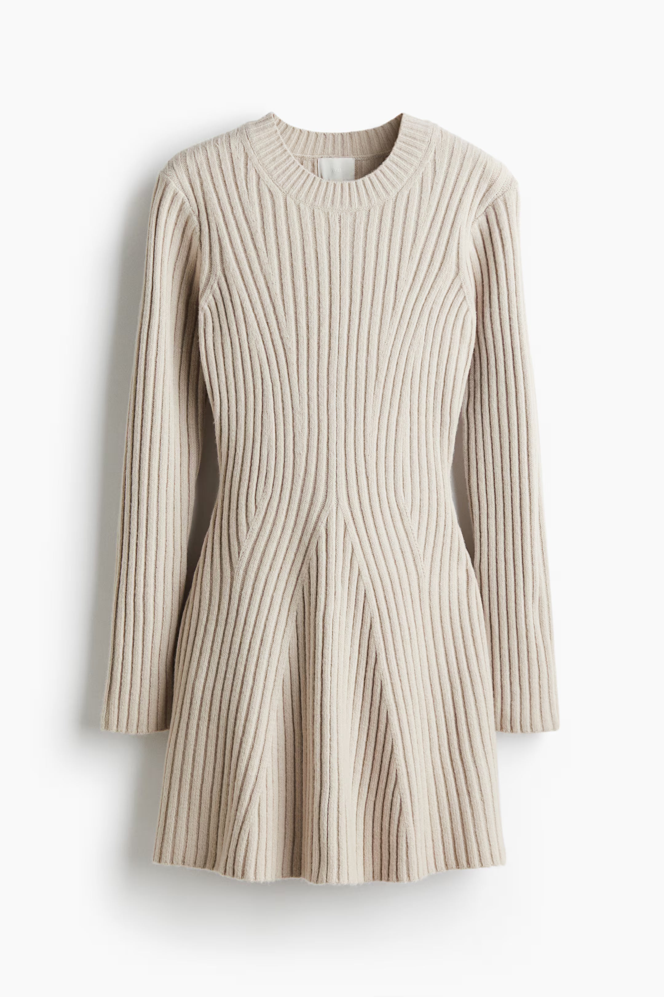 COZY RIBBED KNIT DRESS
