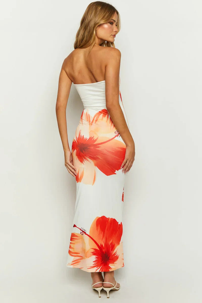 FLORAL MAXI DRESS