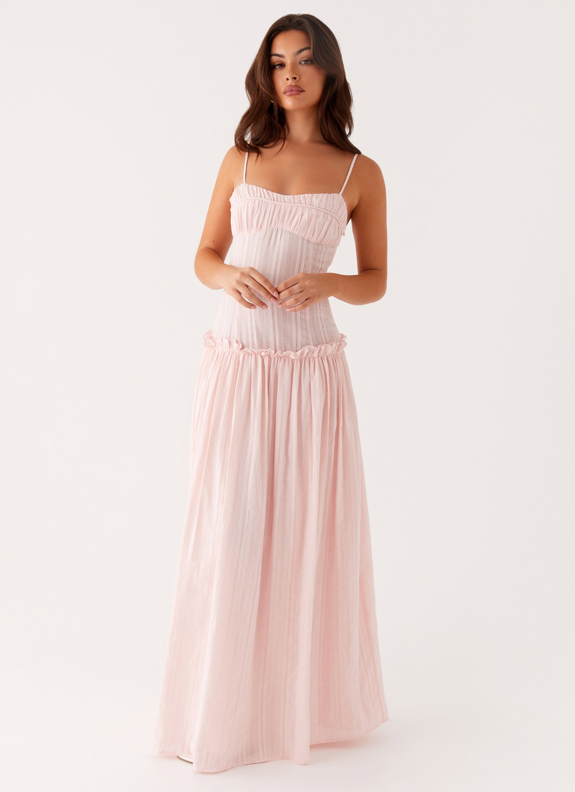 DROP WAIST MAXI DRESS