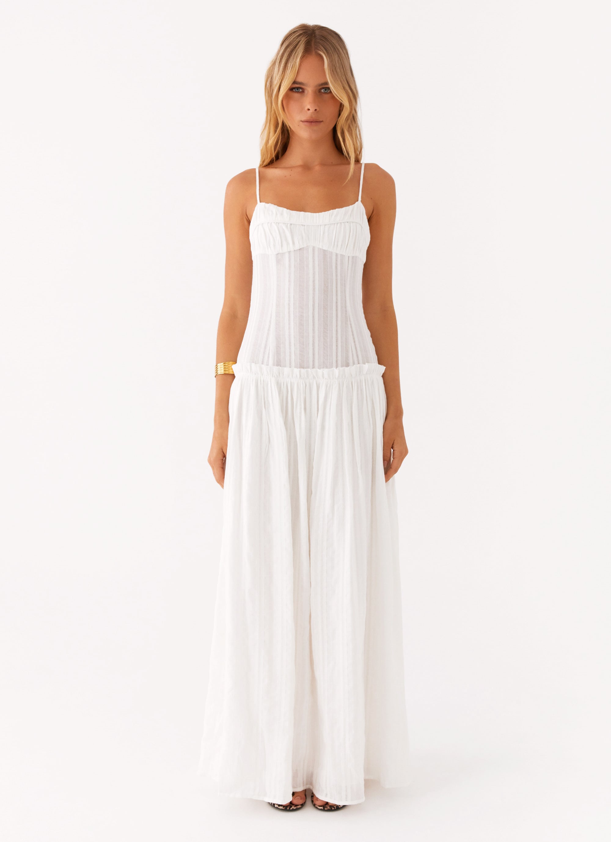 DROP WAIST MAXI DRESS