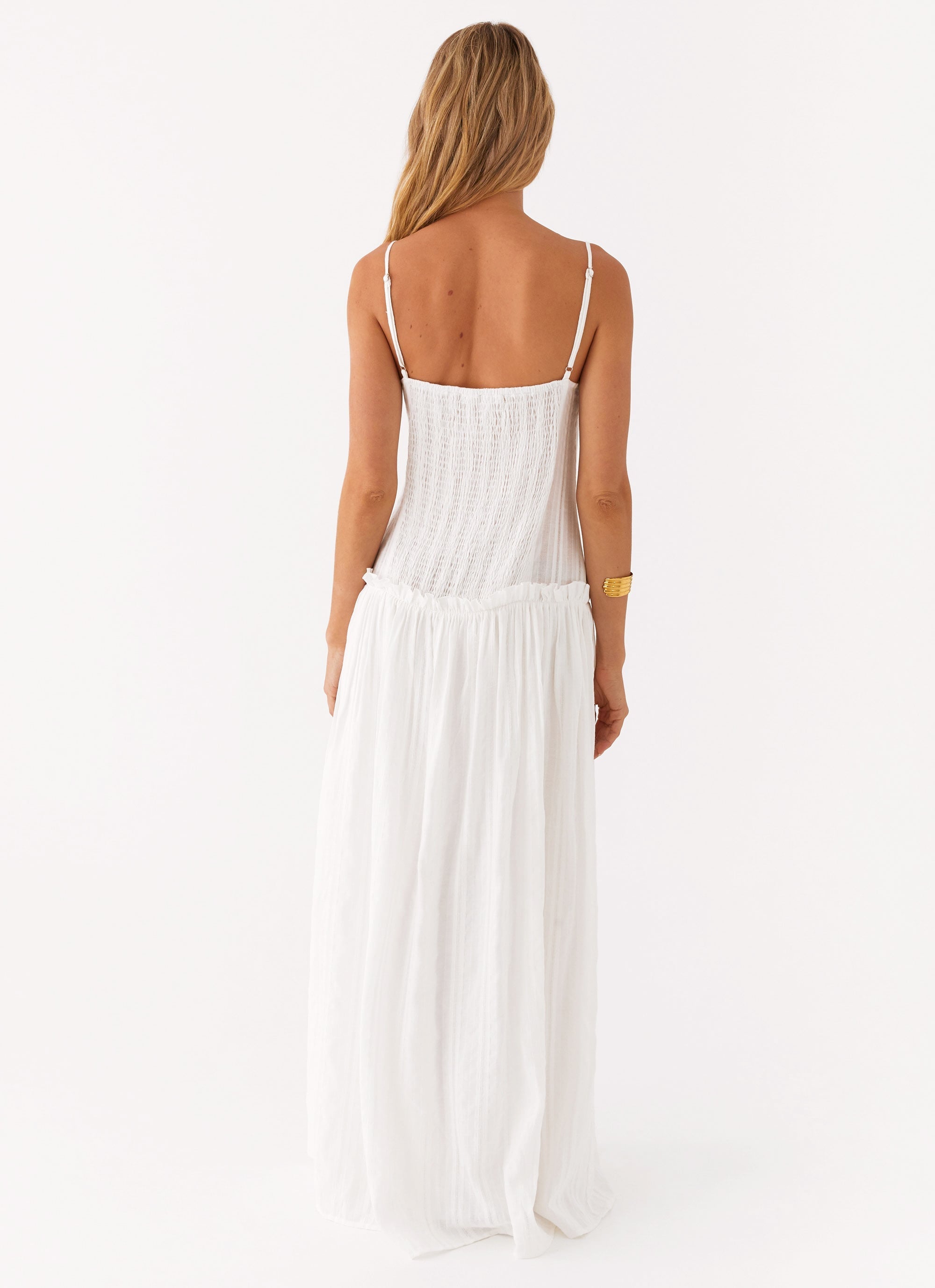 DROP WAIST MAXI DRESS