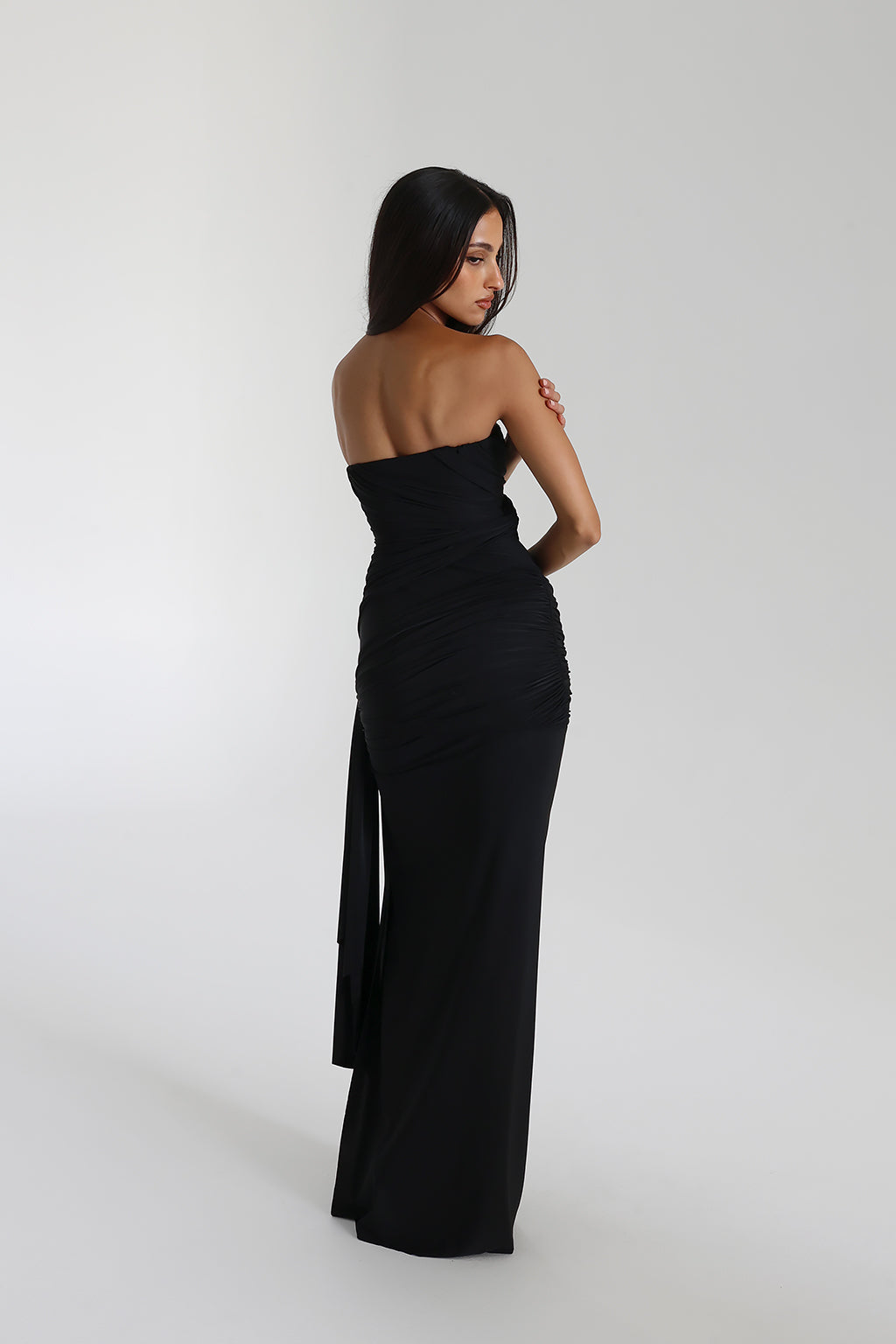 SERENA STRAPLESS MAXI DRESS