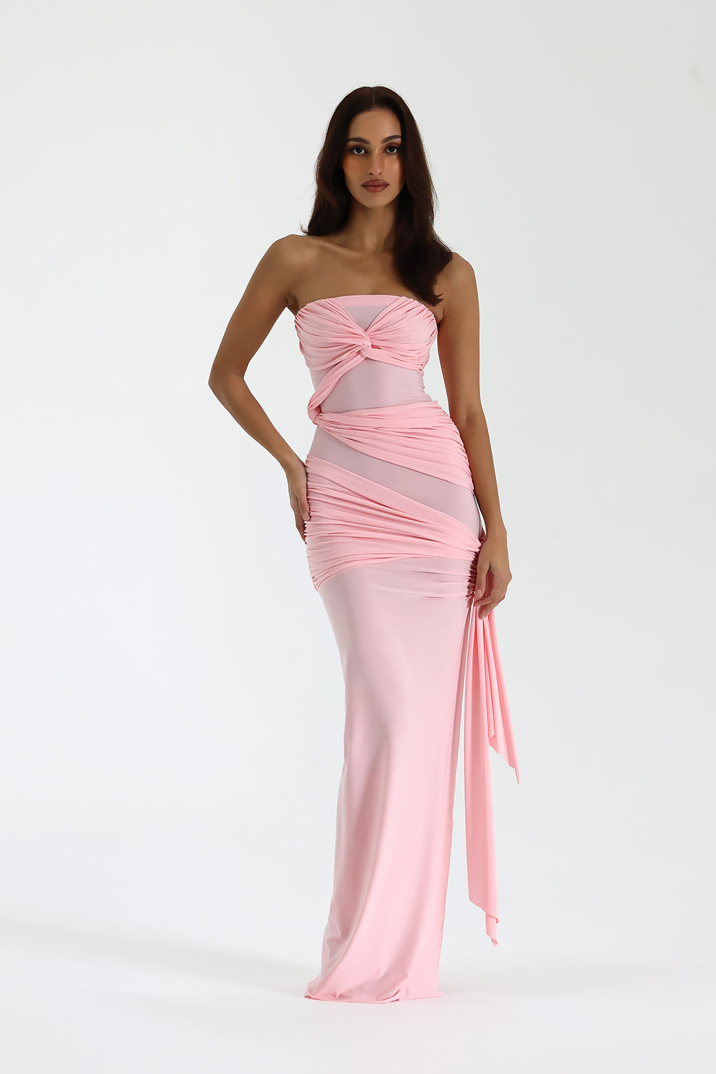 SERENA STRAPLESS MAXI DRESS
