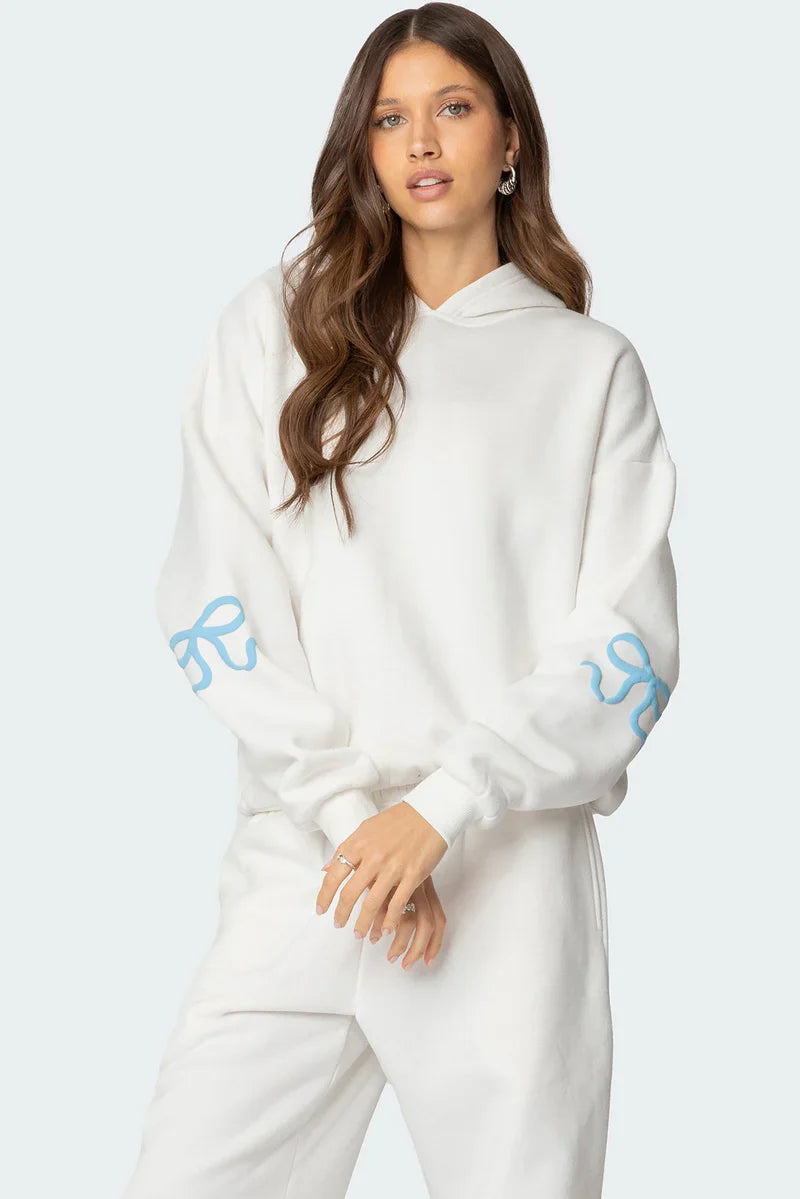 BOW DETAIL TRACKSUIT SET