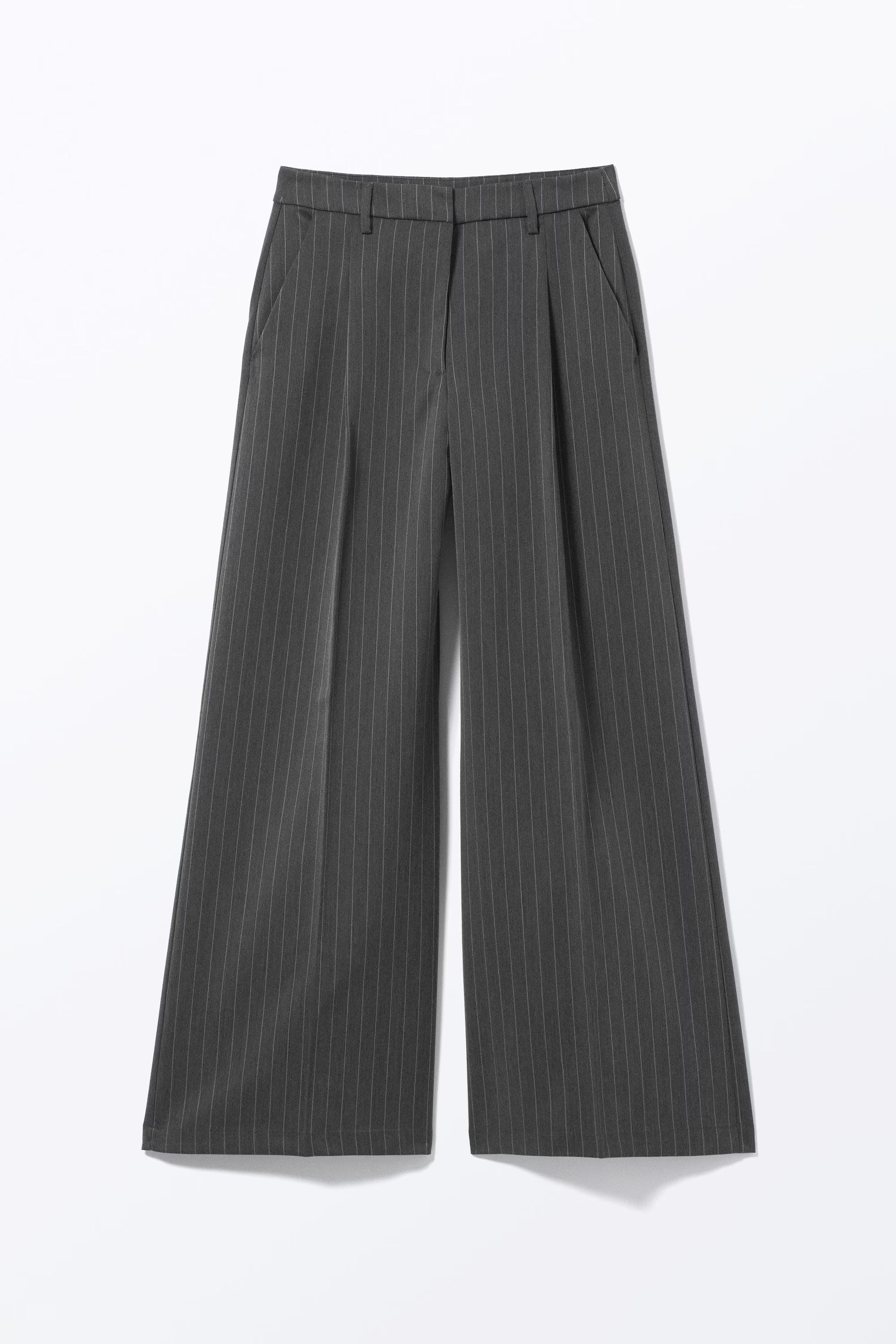 CREPE WIDE-LEG PANTS
